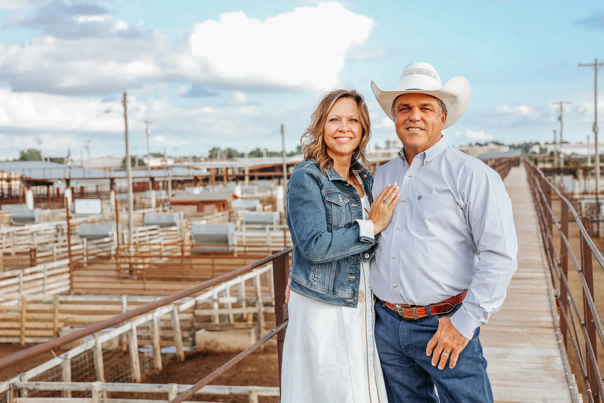 Ben and Aimee Hale of Western Livestock Auctions
